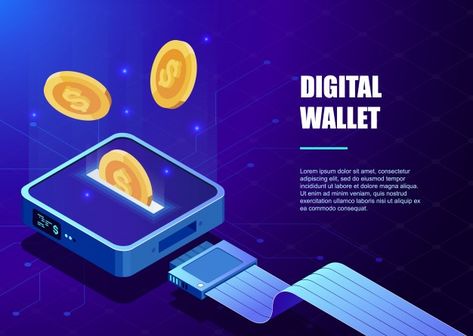 Digital wallet. online bank, banking con... | Premium Vector #Freepik #vector #technology #3d #digital #internet Online Banking Aesthetic, Cashback Design, Digital Payment, Gold App, Coin Games, Digital Money, Bottle Design Packaging, Mobile App Design Inspiration, Vector Technology