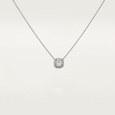 Cartier Jewelry Necklace, Cartier Necklace, Expensive Taste, Beautiful Accessories, Cartier Jewelry, White Gold Necklaces, Minimal Jewelry, Cushion Cut Diamonds, Necklace White