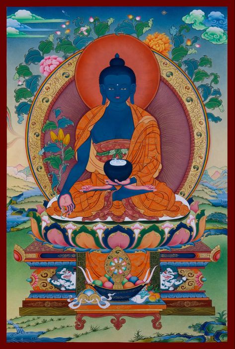 Thanka Art, Medicine Buddha, Medicine, Quick Saves, Art