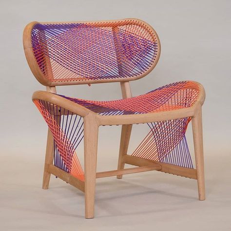 London Design Week Trends: Weave Chair, Arjun Singh Assa Best Living Room Ideas, Woven Furniture Design, Ercol Chair, London Design Week, Macrame Chairs, Storage Solutions Bedroom, Furniture Board, Woven Chair, Woven Furniture