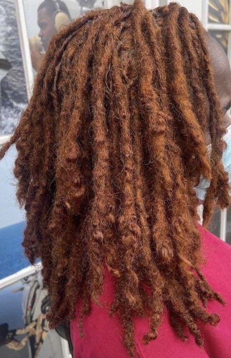 Ginger Brown Locs, Black Hair Undercut, Burgundy Dreads, Brown Locs, Dyed Locs, Dreads Hairstyles, Best Hair Dye, Loc Hairstyles, Dreadlock Hairstyles For Men