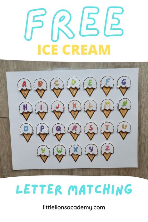 Uppercase And Lowercase Matching, Matching Uppercase And Lowercase Letters, Letter Matching Activities, Abc Crafts, Homeschool Routine, Preschool Classroom Decor, Letter Matching, Letter Activities, Matching Activity