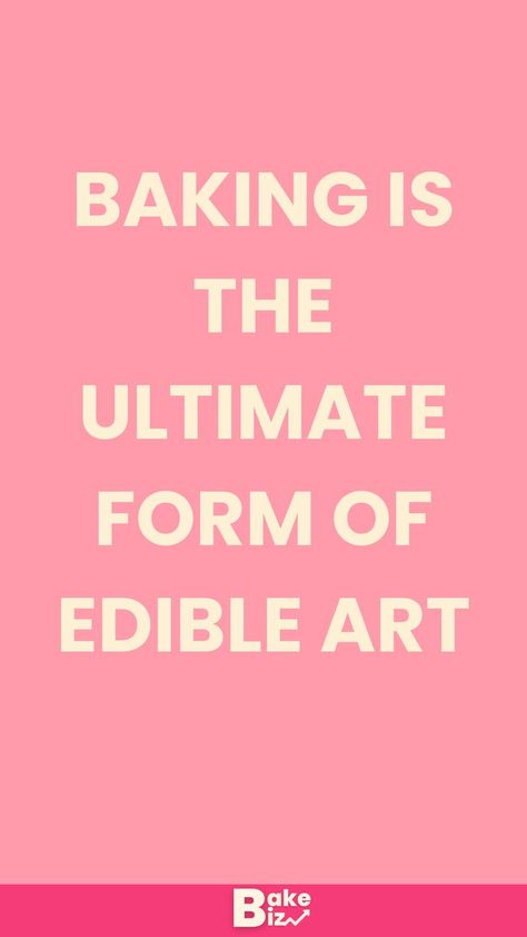 Baking is an art 🎨 Baker Quotes Inspiration, Baking Quotes Bakers, Baking Cookies Quotes, Baking Memes, Cookies Quotes, Bake Quotes, Funny Baking Quotes, Bakery Quotes, Baking Simple