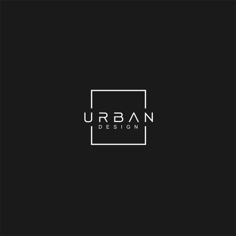 Urban Designs Brand Logo by ajer Black And White Logo Ideas, Urban Logo Design Brand Identity, Urban Style Logo, Urban Logo Design, Focus Logo, Minimal Logo Design Inspiration, Gallery Logo, Urban Spaces Design, Urban Logo