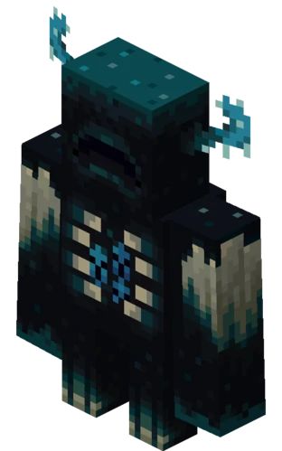 All Minecraft Mobs, Minecraft Warden Art, Skulk Minecraft, Warden Minecraft Fanart, The Warden Minecraft, Warden Minecraft, Minecraft Warden, Minecraft Tv, Mobs Minecraft