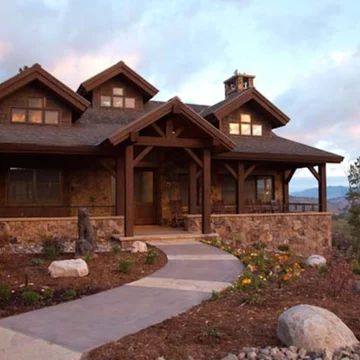 Natural Stone Exterior House, Rock Exterior Homes, Brown Home Exterior, Rock House Exterior, Brown Exterior House Colors, Stone Exterior Home, Brown House Exterior, Stone Exterior Houses, Exterior House Remodel