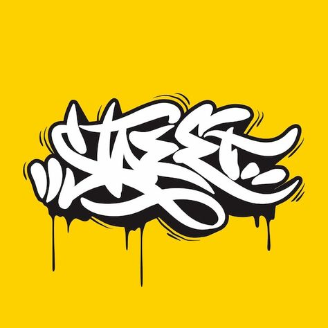 Graffiti Vector Art, Graffiti Logo Design, Graffiti Graphic Design, Graffiti Type, Street Typography, Graffiti Art Drawings, Makeup Event, Street Logo, Logo Site