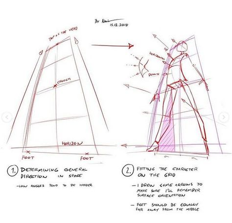 Human Base, Perspective Drawing Architecture, Perspective Drawing Lessons, Drawing Exercises, Body Reference Drawing, Perspective Art, Anatomy Study, Low Angle, Perspective Drawing