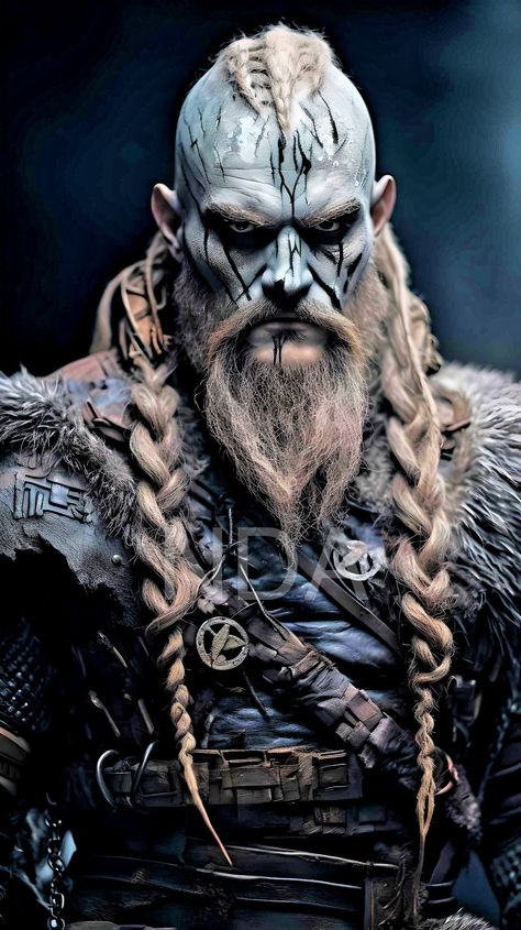 Mens Viking Makeup, Viking Female, Viking Ancestry, Vikings Art, Viking Gods, Viking Aesthetic, Arte Viking, Nordic Mythology, Art Viking