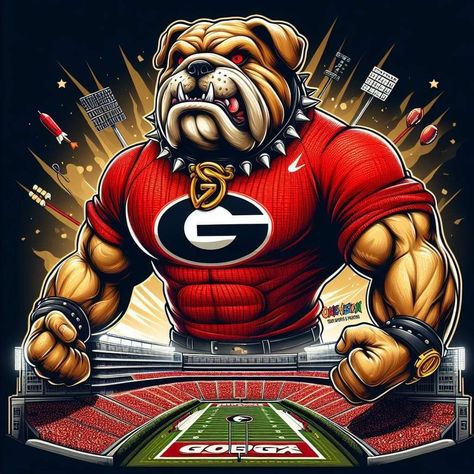 Georgia Bulldogs Coloring Pages, Georgia Bulldogs Tattoo Ideas, Ga Bulldogs Wallpaper, Georgia Bulldogs Quotes, Georgia Bulldogs Wallpaper, Georgia Bulldog Mascot, Deck Rails, Bulldog Wallpaper, Animated Quotes