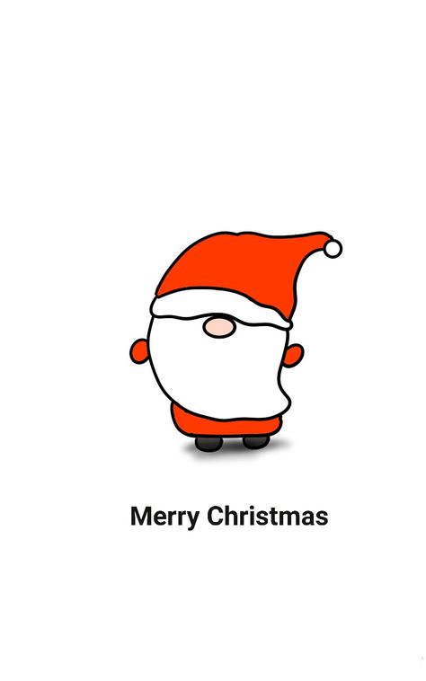 Santa Claus digital drawing merry Christmas wallpaper sticker, minimalist Christmas wallpaper, holiday season, holiday wallpaper Christmas Santa Claus Drawing, Minimalist Christmas Wallpaper, Merry Christmas Minimalist, Santa Claus Wallpaper, Santa Claus Drawing, Santa Mini, Drawing Minimalist, Art Challenges, Simple Drawings