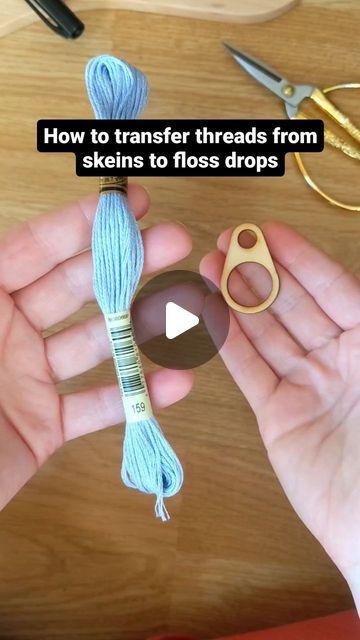 Cross stitch patterns with snark and sass on Instagram Embroidery Floss Christmas Crafts, New Cross Stitch, Uses For Embroidery Floss, How To Store Thread, Crafts Using Embroidery Thread, Embroidery Floss Bobbins Diy, Diy Floss Thread Drops, Cross Stitch Hoop Ideas, January Cross Stitch Patterns