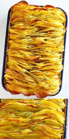 Best Food Presentation, Impressive Potato Dish, Roasted Potatoes Meal Dinners, Halloween Potato Recipes, Make Ahead Roasted Potatoes, Sliced Potatoes Recipes, Potato Tartine, Fun Potato Recipes, Make Ahead Potato Recipes