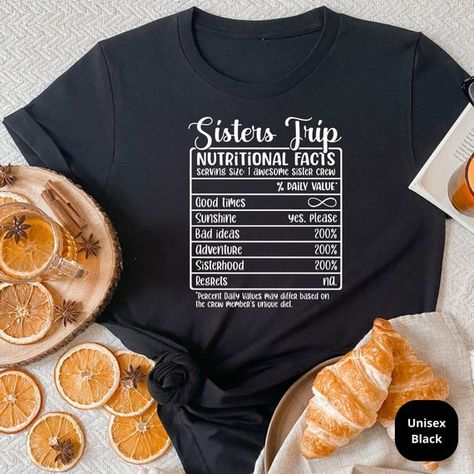 Sisters Vacation, Road Trip Shirts, Cute Best Friend Gifts, Vineyard Vacation, Best Friends Gifts, Mother Daughter Trip, Trip Shirts, Girls Trip Shirts, Friends Gifts