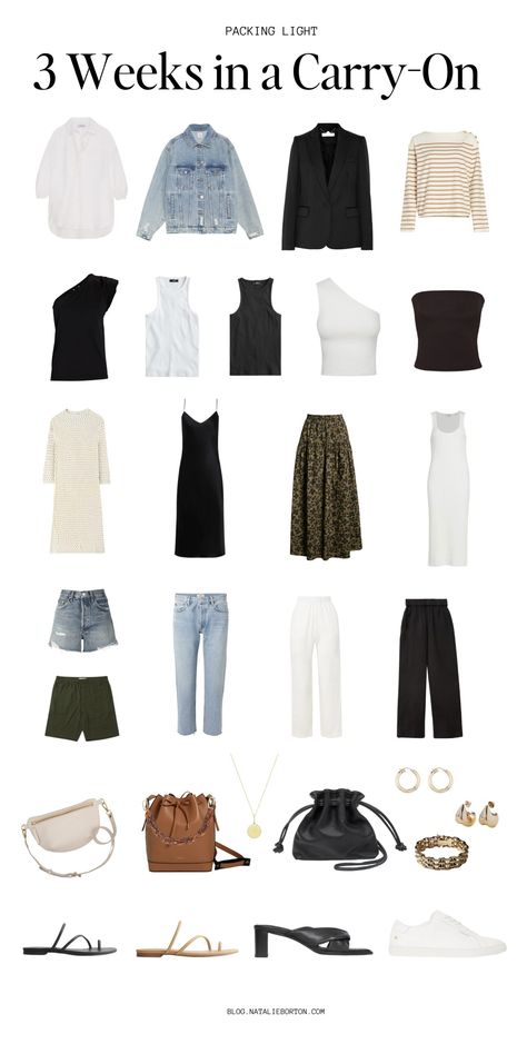 Travel Capsule Wardrobe Summer, Natalie Borton, Europe Travel Outfits, Travel Capsule Wardrobe, Look Plus Size, Europe Outfits, Italy Outfits, Spring Capsule Wardrobe, Travel Outfit Summer