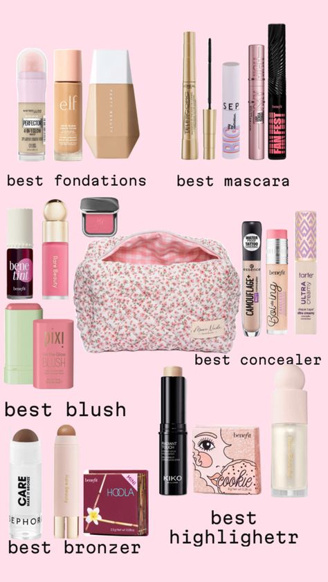 #makeup #musthaves #girl #pink #sephora Sephora Must Haves, Makeup Order, Hair And Makeup Tips, Makeup Must Haves, Eye Makeup Tips, Makeup Obsession, Sephora Makeup, Simple Makeup, Makeup Routine