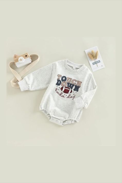 $15.98 Baby Football Outfit, Newborn Football, Baby Boy Football, Football Onesie, Baby Football, Loose Fit Jumpsuit, Fall Bodysuit, Football Outfit