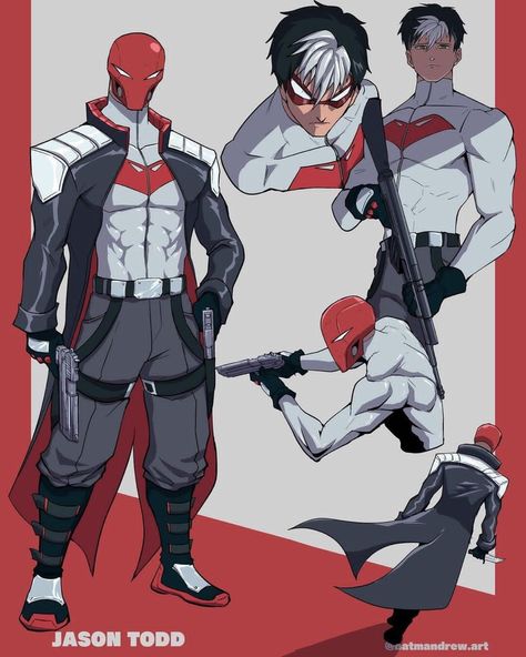 Red Hood Concept Art, Fan Art Sketches, Character Turnarounds, Nightwing Art, Universe Artwork, Dc Fanart, Batman Concept, Goku And Vegeta, Dc Comics Artwork