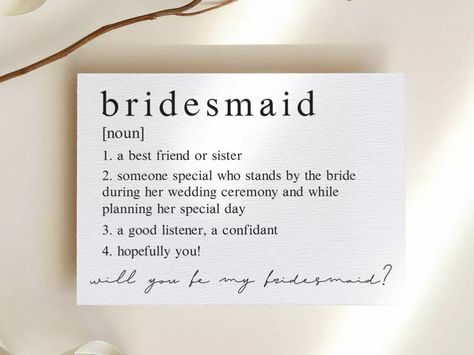 The 35 Best "Will You Be My Bridesmaid?" Cards Bridesmaid Poems, Bridesmaid Letter, Funny Bridesmaid Proposal Cards, Funny Bridesmaid Proposal, Proposal Letter, Bridesmaid Funny, Bridesmaid Proposal Card, Bridesmaid Ideas, Asking Bridesmaids