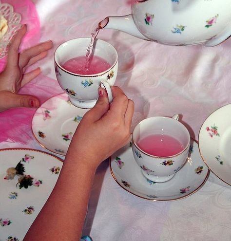 Ashlan's Fairy Tea Party by TravelingTParty, via Flickr Lizzie Hearts, Fairy Tea Parties, Pink Tea, Tea Party Garden, Fairy Parties, Everything Pink, Up Girl, Pastel Aesthetic, Aesthetic Photography