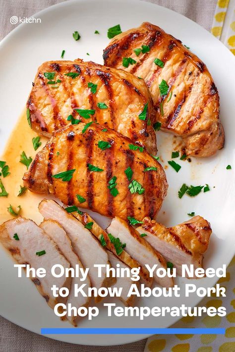 Pork Chops Temperature When Done, Pork Temperature When Done, Pork Chop Temperature Chart, Perfect Pork Chops, Cooking Pork, Grilling Guide, Cooking Pork Chops, Fried Pork Chops, Crispy Cheese