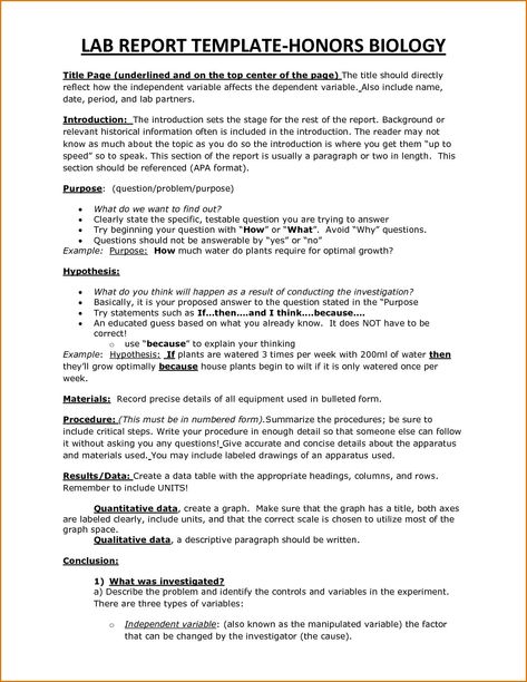 Biology Lab Report Template Lab Report Template, Biology Lab, Incident Report Form, Biology Labs, Lab Report, Chemistry Labs, Report Writing, Engineering Projects, Writing Templates