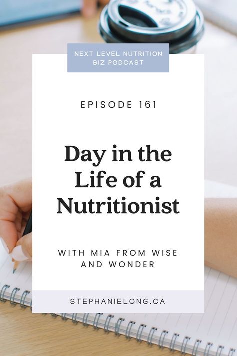 In this episode, Stephanie is talking with Functional Diagnostic Nutrition Practitioner, Certified Holistic Nutritionist, and gut health and stress hormone specialist Mia from Wise and Wonder. Mia shares the story of how she started her nutrition business and pivoted from her 9-5 job into full time nutrition coaching. Nutritionist Professional Photos, Certified Nutrition Coach, Nutrition Coaching Business, Nutritionist Aesthetic, Functional Nutritionist, Nutrition Jobs, Nutrition Business, Functional Nutrition, Clinical Nutritionist