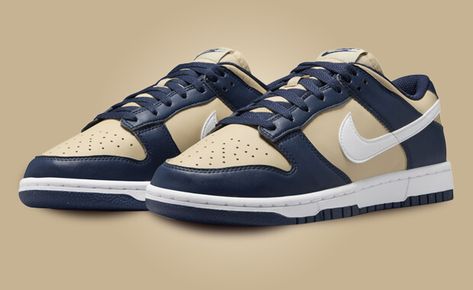 Dark Blue Dunks, Nike Dunk Low Bleu Marine, Navy Blue Nike Dunks, Nike Low Dunks Outfit, Nike Dunk Low Midnight Navy, Low Dunks Outfit, Vintage Navy Dunks, Nike Dunk Lows, Dunks Outfit