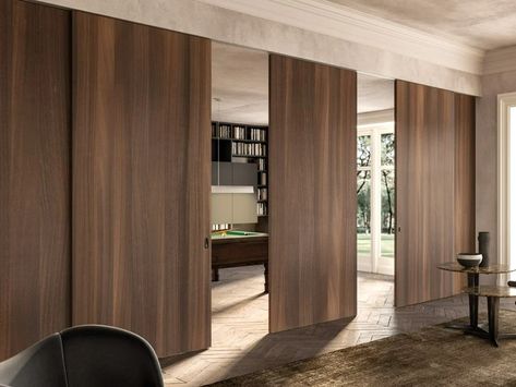 Download catalogue and price list of Adela | sliding door By henryglass, wooden sliding door, adela Collection Hanging Sliding Doors, Door Dividers, Wooden Sliding Doors, Sliding Wood Doors, Modern Sliding Doors, Sliding Wall, Sliding Door Design, Room Divider Doors, Sliding Door Handles