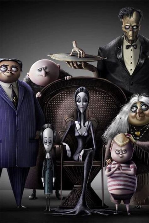 The Addams Family (2019) Cast Addams Family Film, The Addams Family 2019, Addams Family 2019, Addams Family Cartoon, Los Addams, Addams Family Movie, Carl Y Ellie, Tam Film, Full Mon