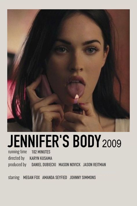 Jennifers Body Movie, Jennifer’s Body, Poster Polaroid, Indie Movie Posters, Adam Brody, Меган Фокс, The Truman Show, Iconic Movie Posters, Movie Card