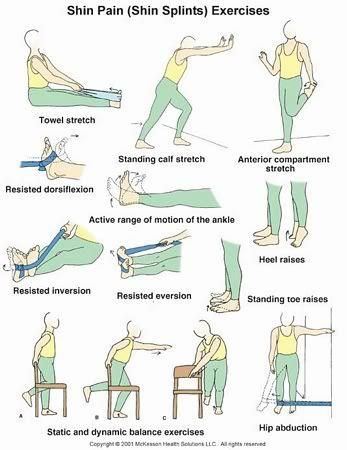 http://blog.evolutionfitnessny.com/2013/04/29/shin-splints.aspx Shin Splints Stretches, Shin Splint Exercises, Lichaamsgewicht Training, Doctors Appointment, Strength Training For Runners, Yoga Iyengar, Shin Splints, Balance Exercises, Calf Muscles