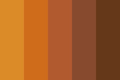 Color Out Of Space, Orange Color Schemes, Retro Color Palette, Orange Color Palettes, Email Examples, Orange Blossoms, Brown Color Palette, Palette Art, Design Palette