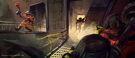 ArtStation - Lethal Company fan art Creepy Horror, One For All, Gamer Humor, Bad Person, Literature Club, Video Game Art, Art Background, Aesthetic Backgrounds, Video Games Artwork