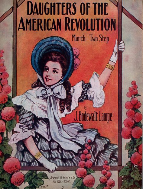 012.078 - Daughters of the American Revolution. March-Two-Step. | Levy Music Collection American Revolution Activities, American History Homeschool, Daughters Of The American Revolution, American History Timeline, History Drawings, American History Lessons, History Timeline, Music Collection, History Photos