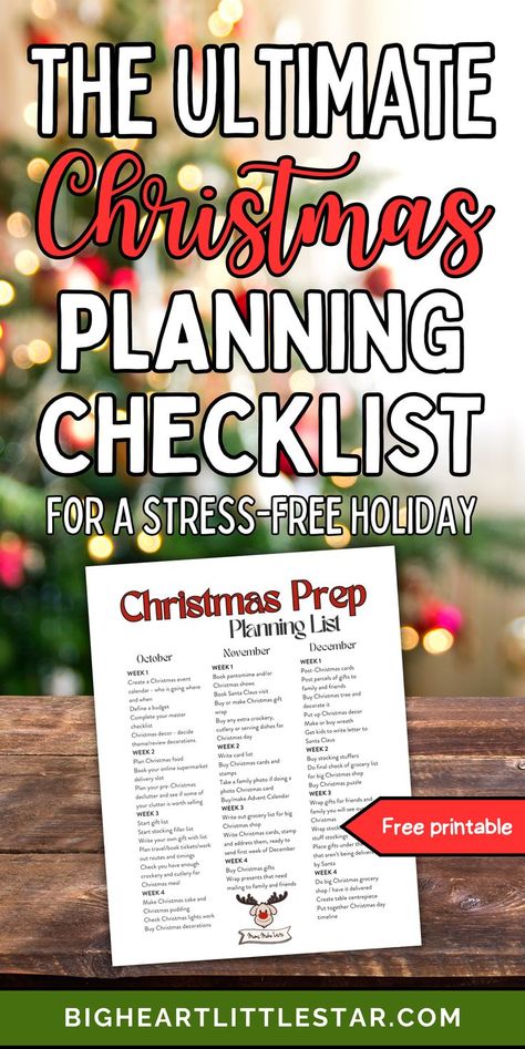 This ultimate Christmas planning list covers everything you need for a smooth holiday season. Whether you're making your gift list or preparing your home, this month-by-month Christmas prep guide keeps you organized. Start your Christmas prep early and enjoy a joyful season. Christmas planning, Christmas checklist things to do, Christmas preparation list. Holiday Prep, Frugal Christmas, Prepare For Christmas Early, Christmas Shopping List Printable. Christmas Prep By Month, Christmas Day Checklist, Prepare For Christmas Early, Christmas Buying List, Christmas Prep Timeline, Christmas Prep List, Christmas To Do List Things To Do, How To Prepare For Christmas, Holiday Prep List