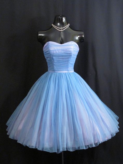 Alice In Wonderland Theme Homecoming Dress, 1950s Homecoming Dress, Cinderella Dress Short, Homecoming Midi Dresses, Short Blue Dress Prom, 50s Prom Dress Vintage, Sky Blue Hoco Dress, Alice In Wonderland Homecoming Dress, 80s Inspired Dress