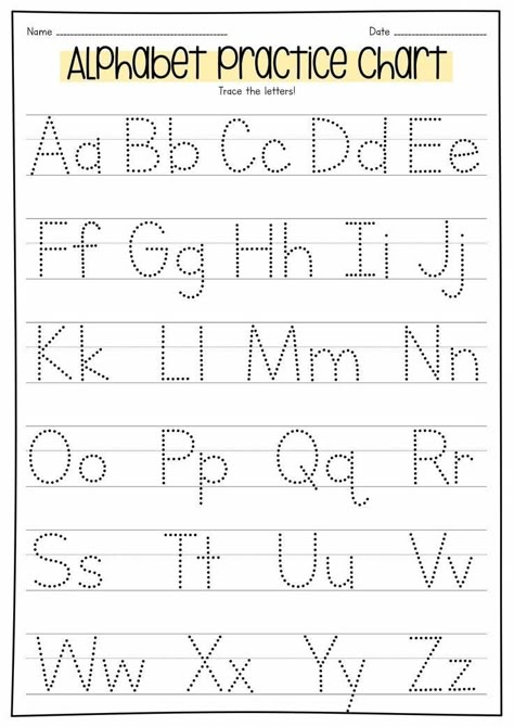 Practice Alphabet Worksheet, Printable Alphabet Tracing Worksheets, Writing The Alphabet Free Printable, Practice Writing Sheets Kindergarten, Trace Alphabet Worksheet, Trace The Alphabet Printable Worksheets, Writing Letters Worksheet, Printable Abc Worksheets, Preschool Worksheets Free Printables Abc