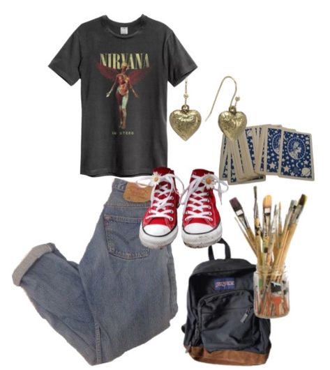 Aesthetic Clothes Vintage 90s, Chaotic Aesthetic Outfits, Rock Outfits For Women, 90s Grunge Aesthetic Outfits, 90s Aesthetic Outfit, 80s Aesthetic Outfits, Vintage Outfits Aesthetic, Fit Outfits, Stranger Things Outfit