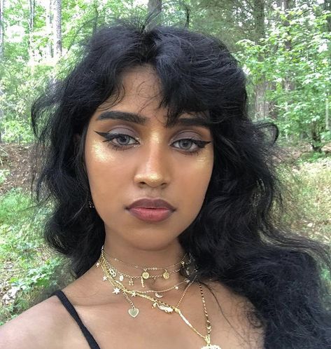 Brown Aesthetic Widgets, Poc Face Claims, Coffee Minimalist, Aesthetic Widgets, Brown Girls Makeup, Face References, Witch Girl, Character Board, Hair Quotes