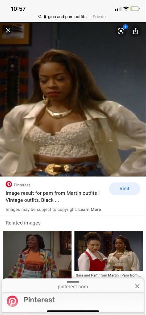 Martin Pam Outfits, Movie Outfits Black Women, Pam Martin Show Outfits, Pam From Martin Outfits, Pam Outfits Martin, Pam From Martin, 90s High Fashion, Throwback Outfits, 27th Birthday