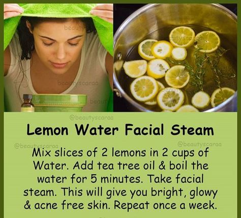 Face Steaming, Natural Skin Care Ingredients, Acne Free Skin, Clear Healthy Skin, Natural Skin Care Remedies, Diy Skin Care Routine, Facial Steaming, Natural Face Skin Care, Diy Skin Care Recipes