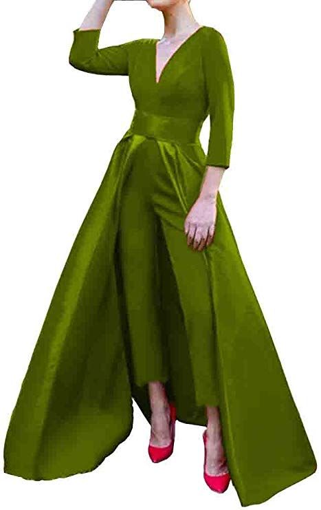 Waist Cape, Gown Sewing Pattern, Semi Formal Outfits, Long Gown Design, Satin Jumpsuit, Long Sleeve Prom, Long Sleeve Gown, Evening Gowns Formal, Formal Outfit