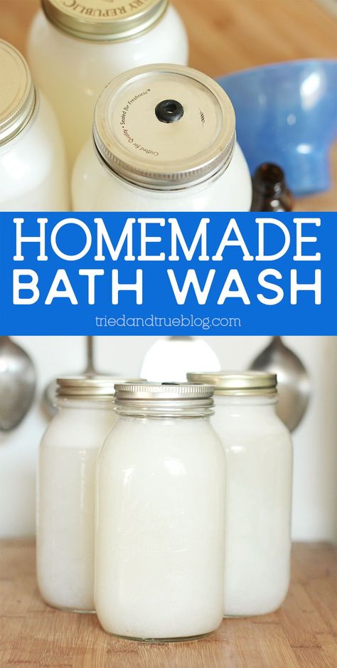 Make tons of Homemade Body Wash with just ONE BAR OF SOAP! Super easy to adjust and add different scents. Making Body Wash From Bar Soap, How To Make Bar Soap Into Liquid Soap, Diy Goat Milk Body Wash, How To Make Body Wash From Bar Soap, Diy Body Wash Without Castile Soap, How To Make Liquid Body Wash From Bar Soap, Goats Milk Body Wash Recipe, Diy Natural Body Wash, Diy Body Wash With Castile Soap