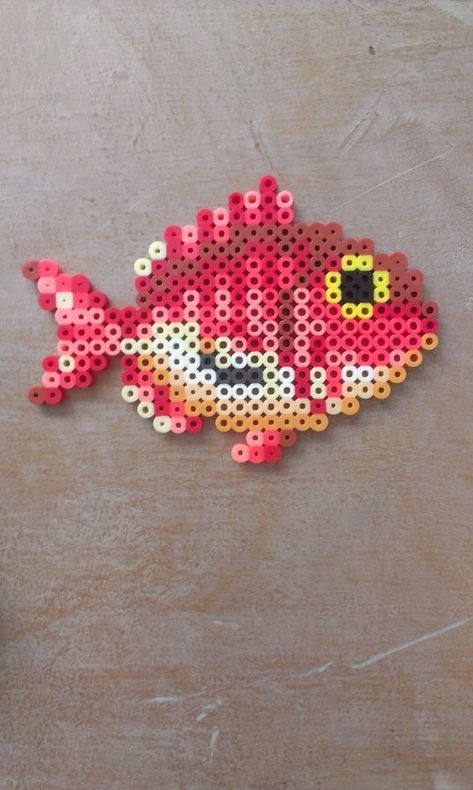 gambletron2000: “ That was a snap! (I really have to stop saying things like that.) ” Fish Perler Bead Patterns, Perler Bead Fish, Hamma Beads Ideas, Perler Creations, Melty Bead Patterns, Pixel Beads, Pearl Beads Pattern, Easy Perler Beads Ideas, Fuse Bead Patterns