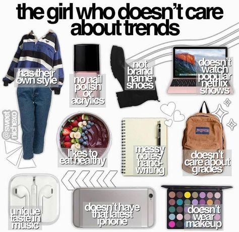 Tomboy Starter Pack, Niche Aesthetic, Popular Girls, Unique Person, Travel Bag Essentials, Teen Trends, Aesthetic Memes, Niche Memes, Mood Clothes