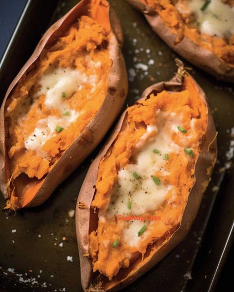 Once you taste these, you'll never have sweet potatoes another way again! What To Put On Sweet Potatoes, Abba Zabba Recipe, Drunken Sweet Potatoes, Potato’s Recipe, Microwave Sweet Potato Recipes, Red Sweet Potato Recipes, Erehwon Recipes, Recipe For Sweet Potatoes, What To Eat With Sweet Potatoes