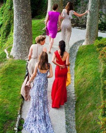 Some glamorous wedding-guest attire Summer Chique Dresscode, Prom Dresses Long Black, Wedding Guest Dresses Long, How To Dress For A Wedding, Dress Code Wedding, Lake Como Italy, Summer Wedding Outfits, Como Italy, Guest Attire