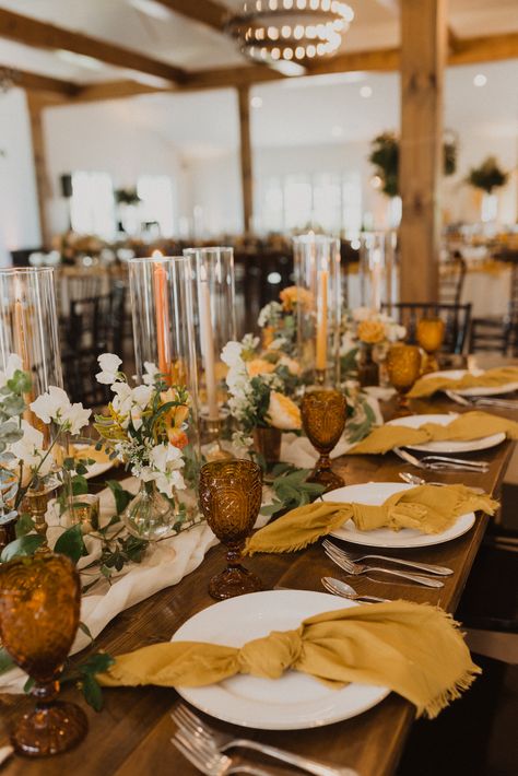 Navy And Mustard Wedding Decor, Mustard Yellow Table Setting, Mustard Table Setting, Yellow And Brown Wedding Decor, Mustard Yellow And Sage Green Wedding, Mustard Yellow Fall Wedding, Wedding Mustard Yellow, Fall Wedding Mustard Yellow, Mustard Yellow Party Decorations