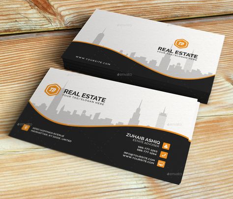 Real Estate - Business Card Template #Ad #Estate, #Affiliate, #Real, #Business, #Template Calling Card Template, Real Estate Business Card, Examples Of Business Cards, Visit Card, Buy Real Estate, Business Card Template Psd, Photo Business Cards, Real Estate Business Cards, Visiting Card Design